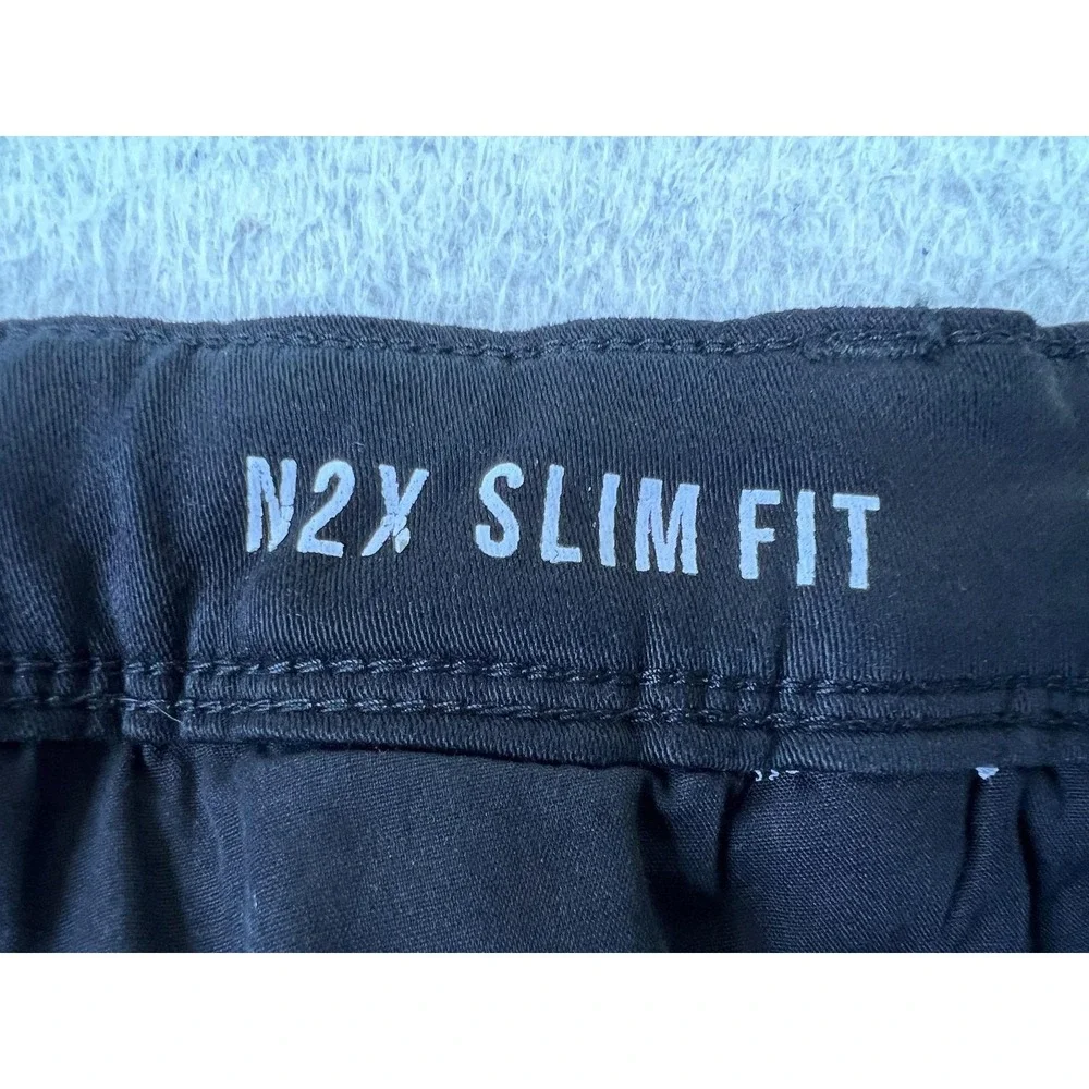 DU/ER Pants Mens 34x29 Black No Sweat Jogger N2X Slim Fit Stretch Casual NEW